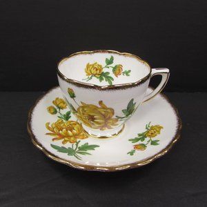 Vintage Rosina England Bone China Tea Cup Saucer